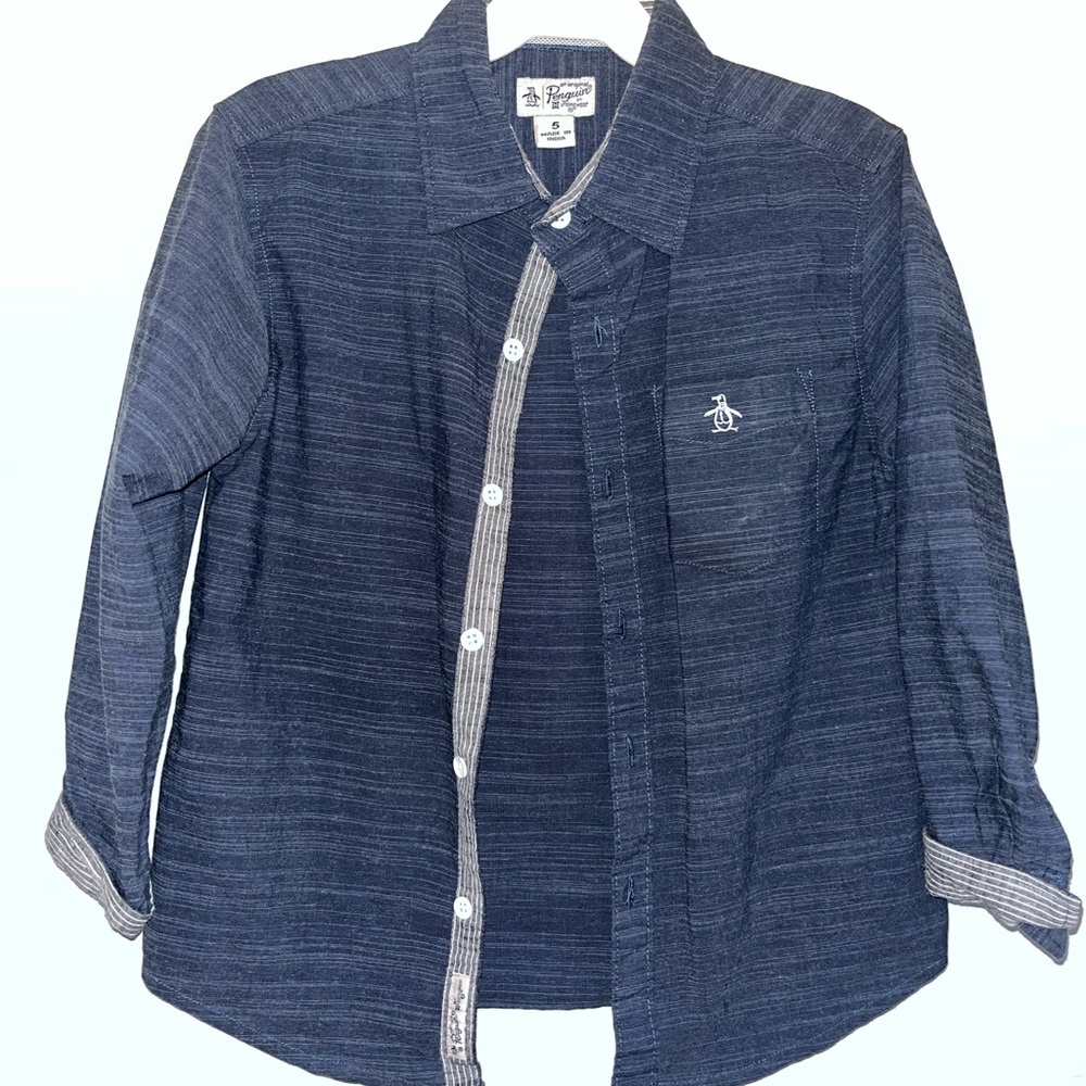 Original Penguin Blue Button down
